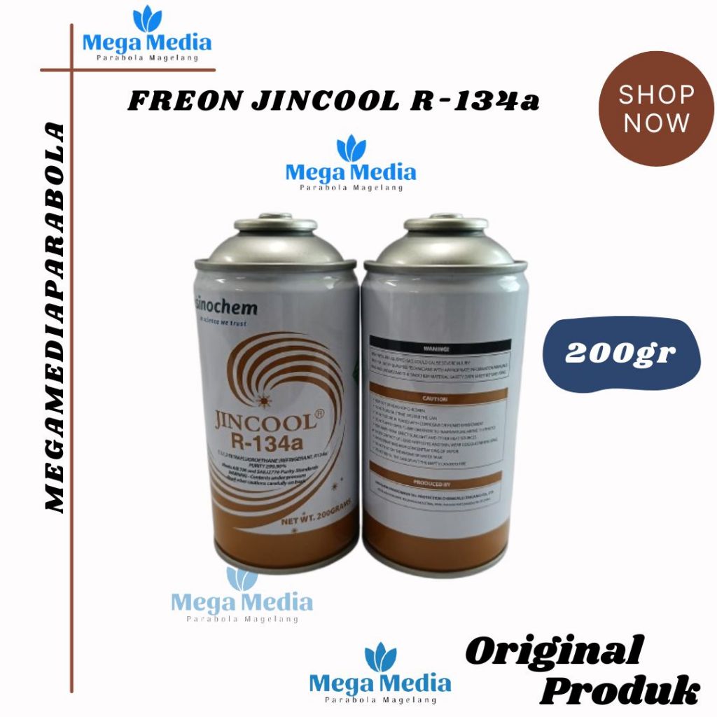Freon R134 Jincool/ Freon R134 Artic / freon R-134a 200gr dan 300gr