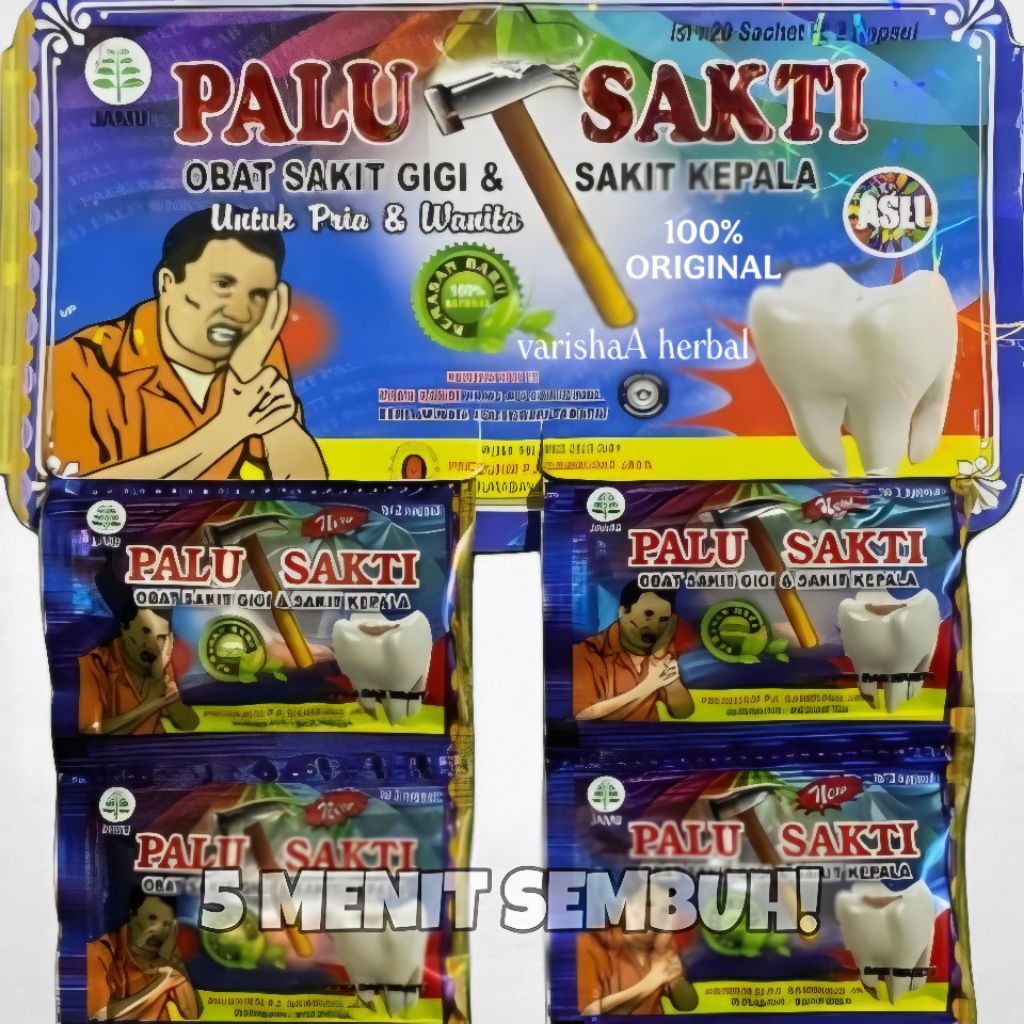 PALU SAKTI obat sakit gigi ampuh Asli original 100%