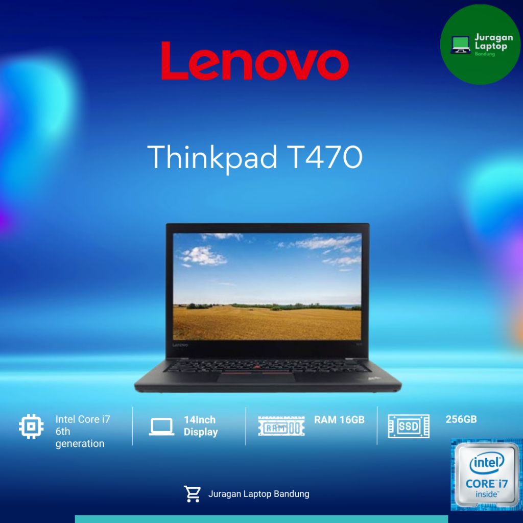 Laptop Lenovo ThinkPad All Series T T440, T450, T460, T470s, T470, T450s Core i5/i7 Gen 4/5/6/7/8 Ra