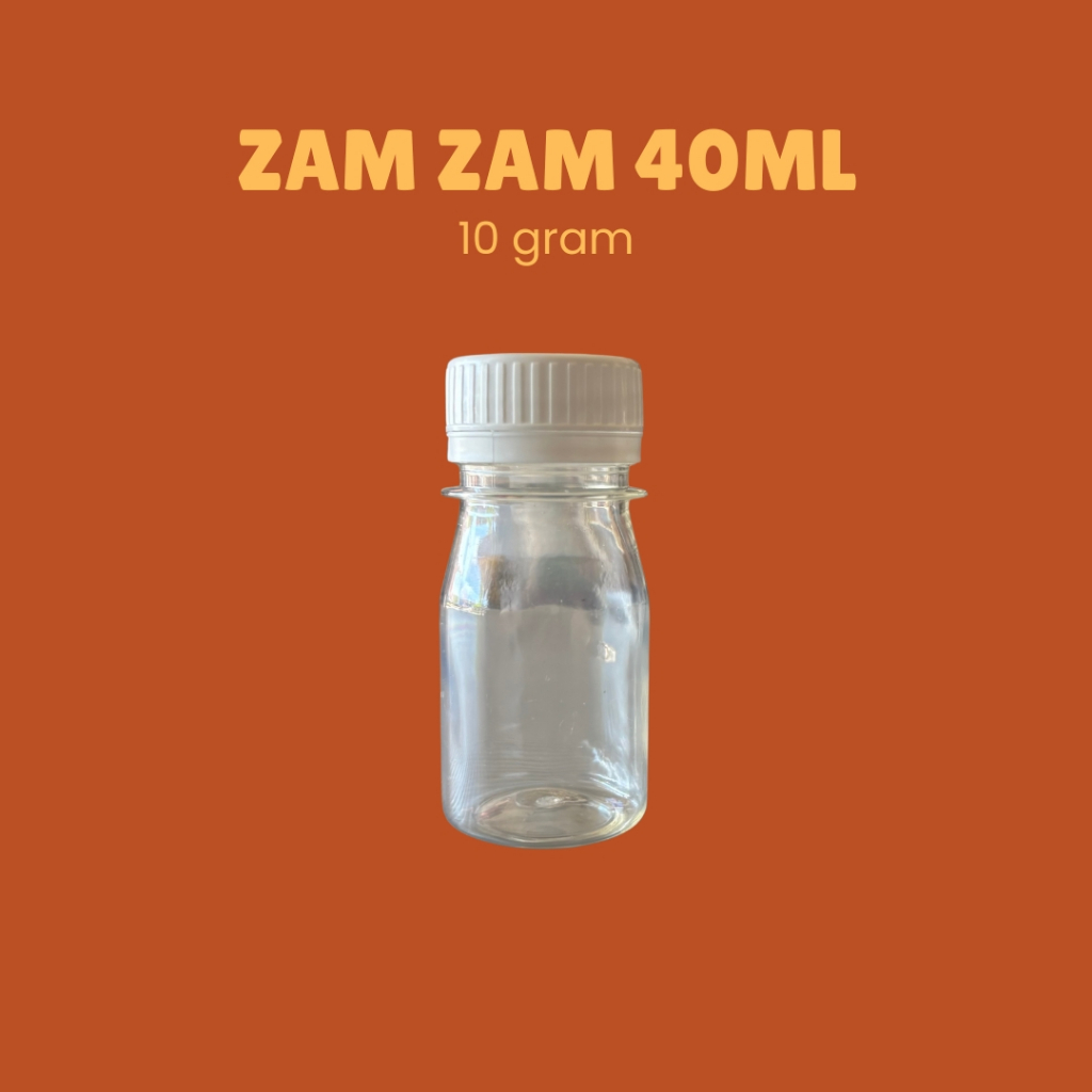 Botol PET Zam Zam 40ml | Botol Zam Zam | Botol 40ml | Botol Plastik