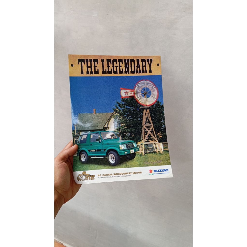 Original brosur suzuki katana country