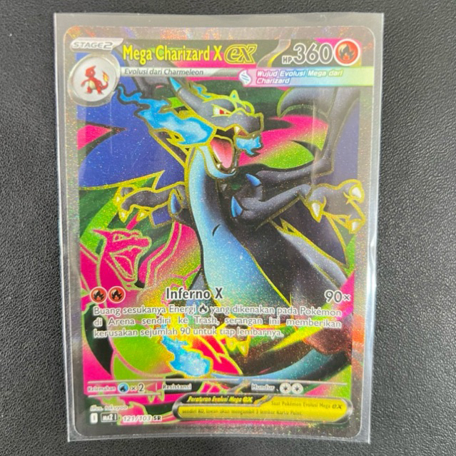 Pokemon TCG Indonesia ma2 Charizard ex 121/103 SR | Charizard SR Kobaran Biru
