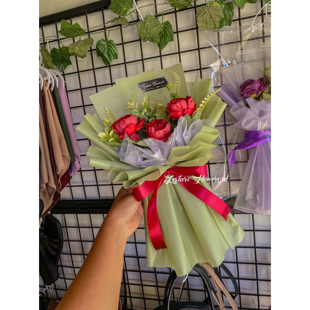 (READY) Buket Bunga Mini/ Buket bunga artificial/ Buket bunga palsu