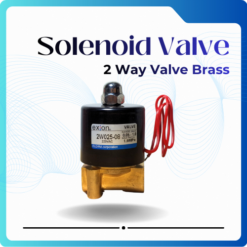 SOLENOID VALVE BRASS 2/2 - SOLENOID VALVE 2 WAY - 2W025-08 (1/4")