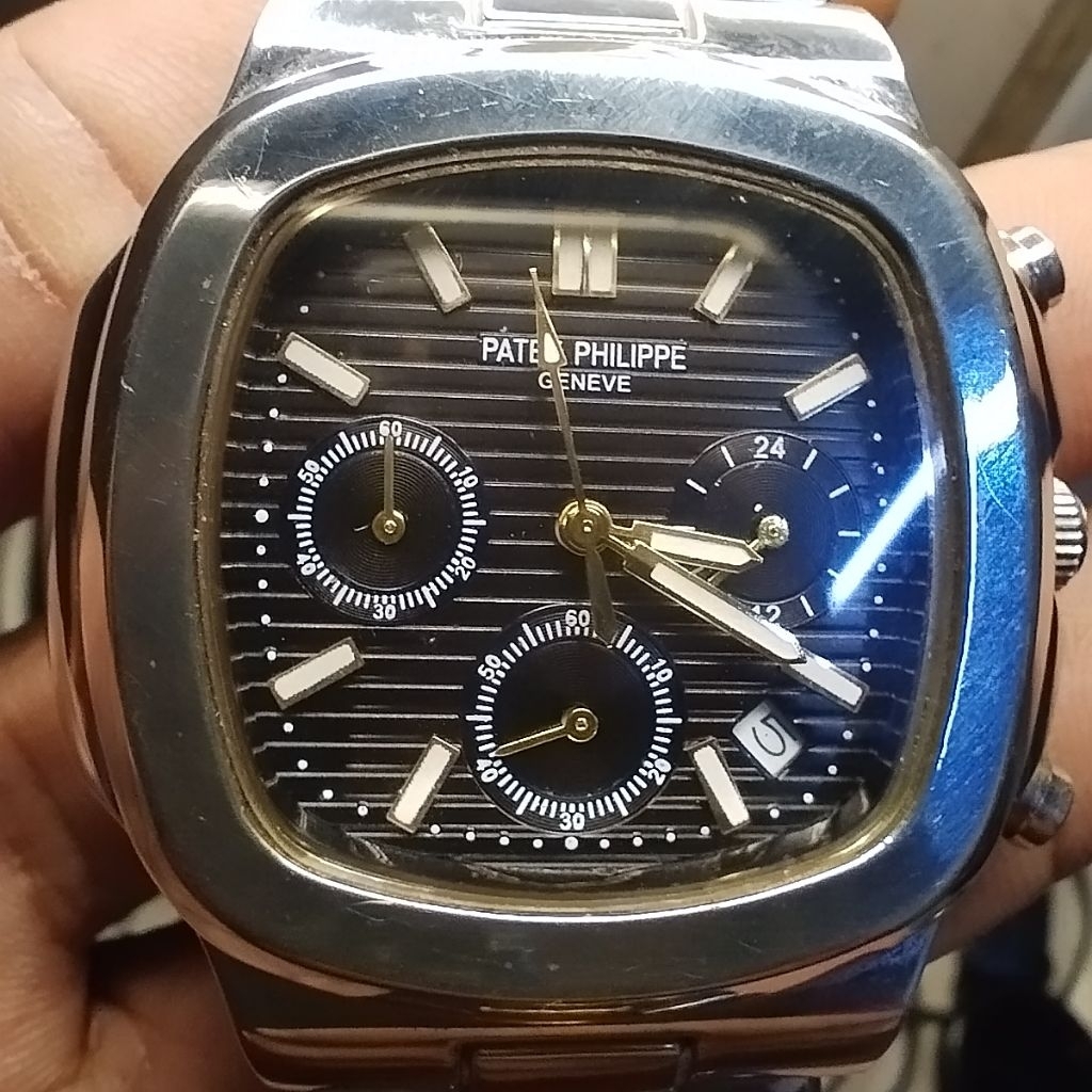 jam patek philippe bekas mulus crono aktif