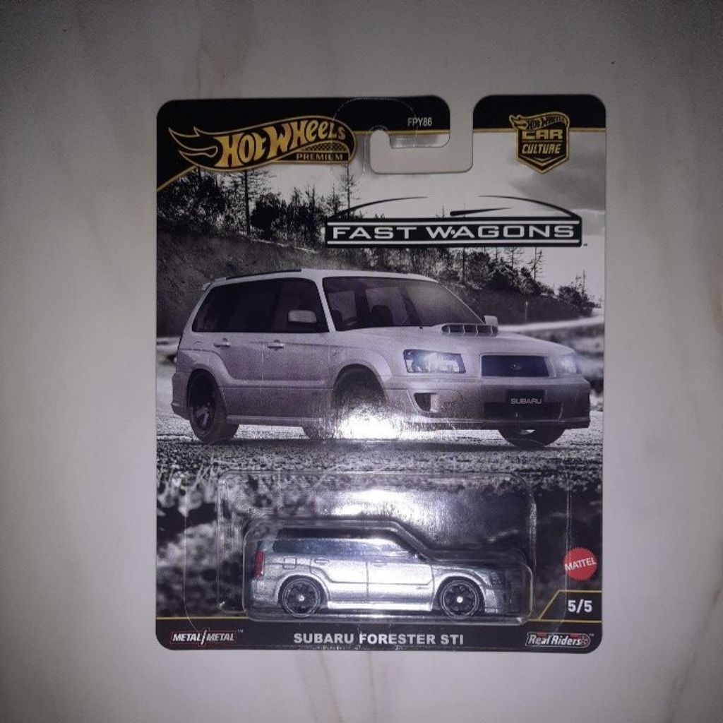 hot wheels premium subaru wagon sti