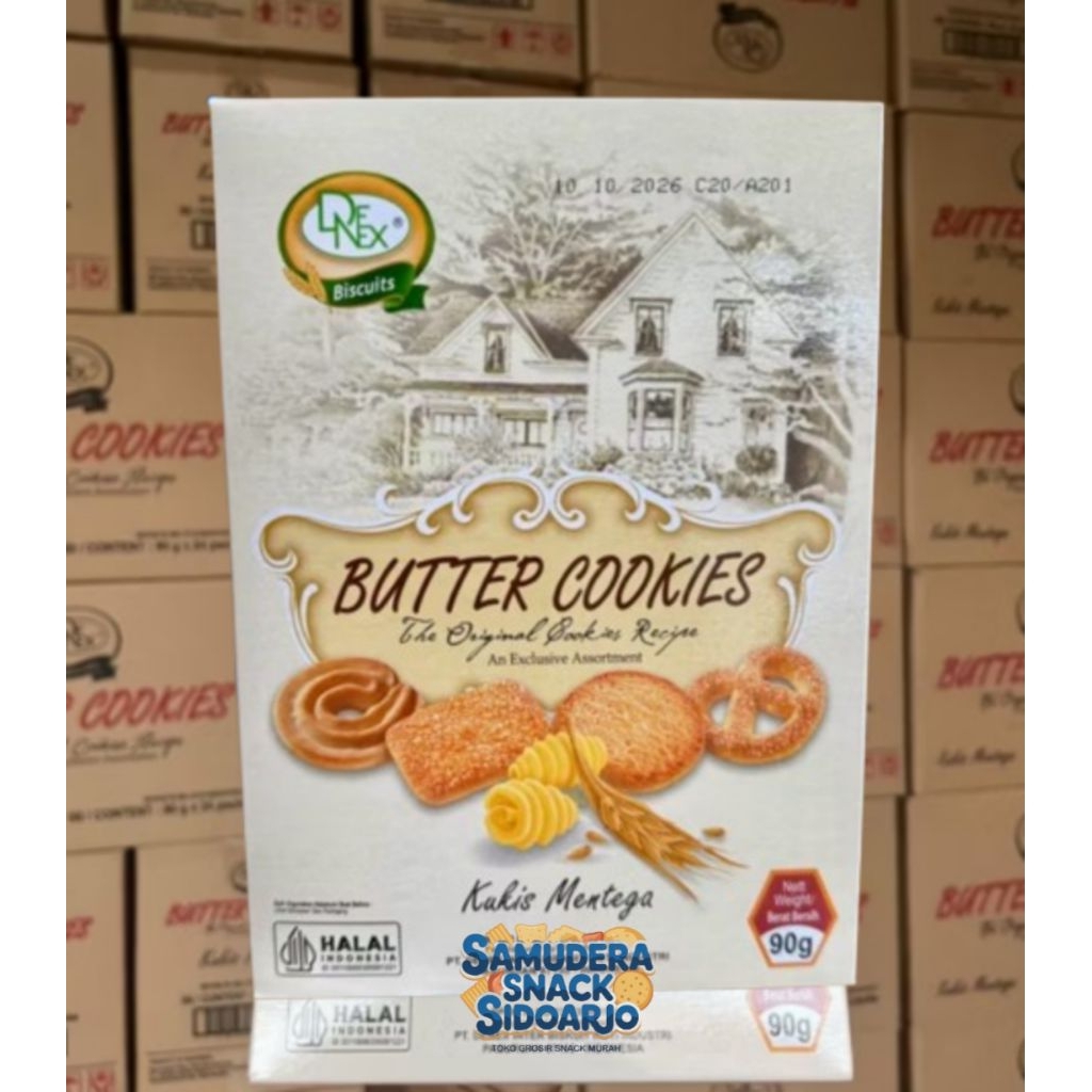 ( ECER ) Butter Cookies DeNex 90 GRAM /Biskuit Hajatan