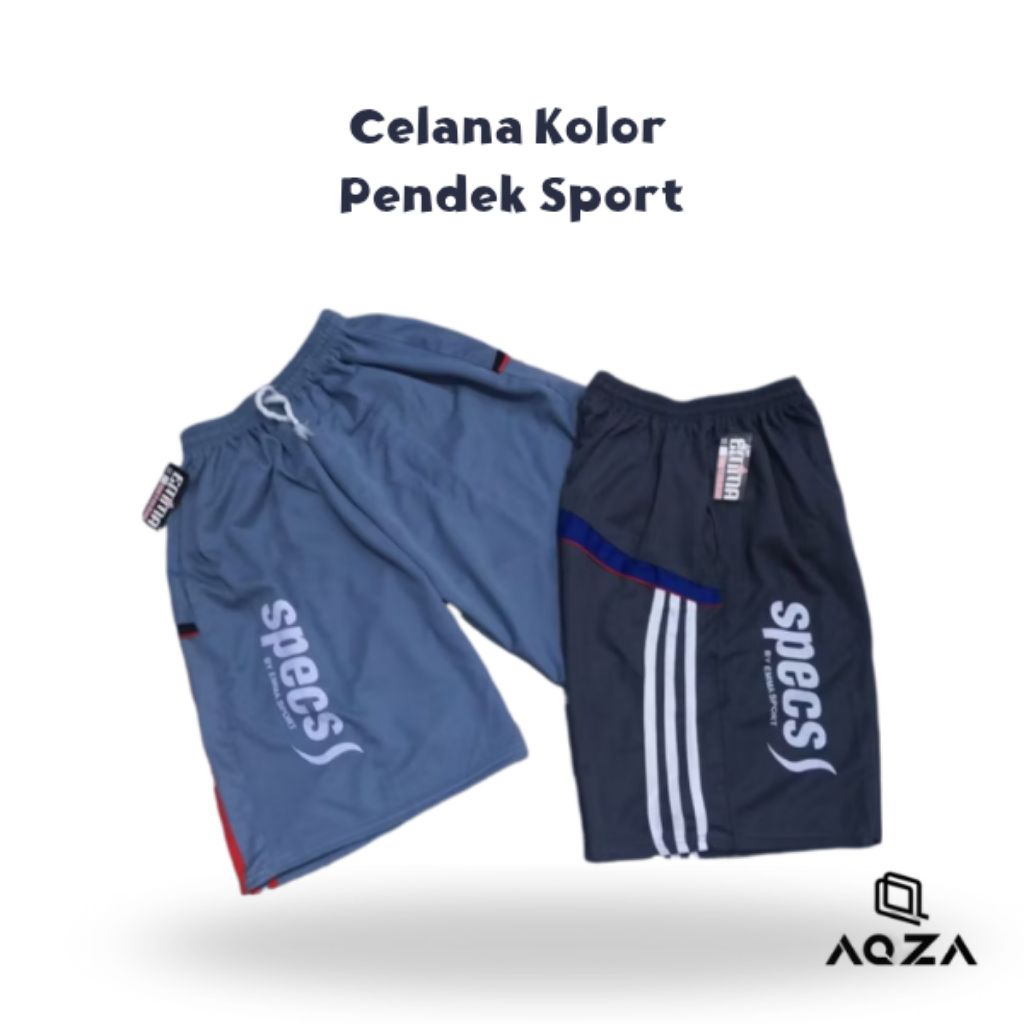 celana kolor pendek olahraga kombinasi - celana harian pria wanita - kolor pendek yonex sport