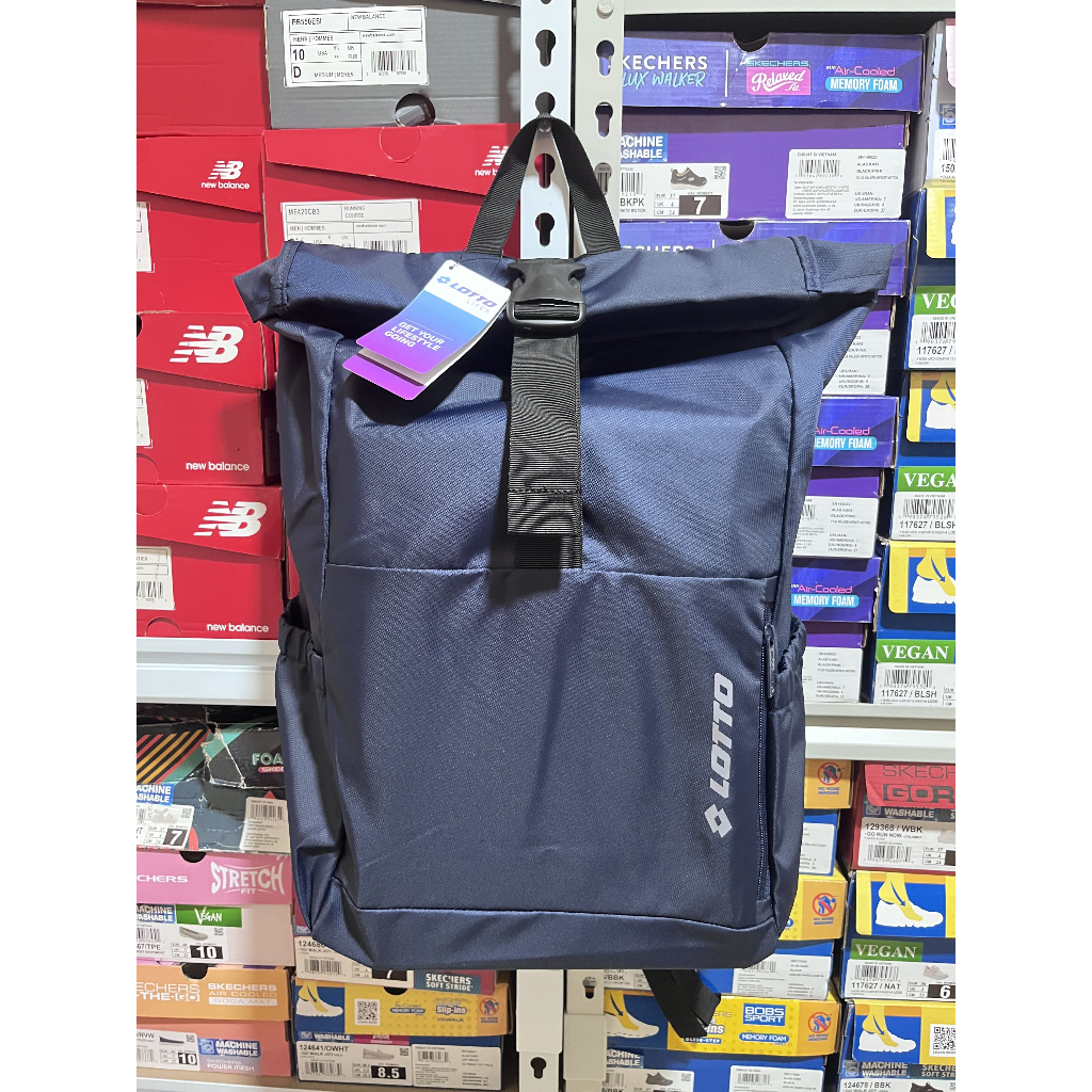 Tas ransel Lotto Erick Backpack Navy Original
