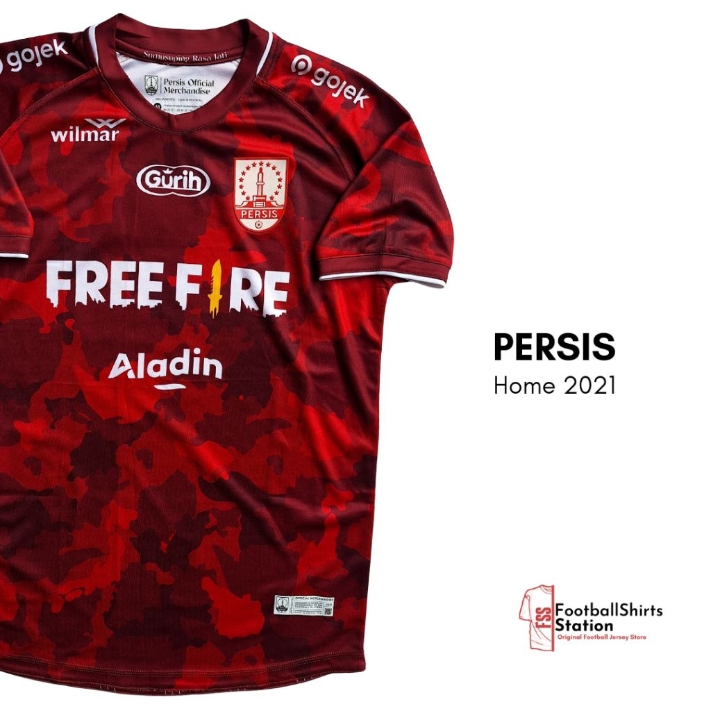 Jersey Persis Solo Home 2021 Supporter Version Size M Original Persis Store