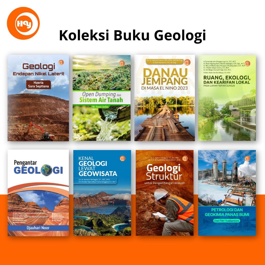 Buku Geologi | Geologi Stuktur,Petrologi dan Geokimia,Pengantar Geologi,Geologi Endapan Nikel Lateri