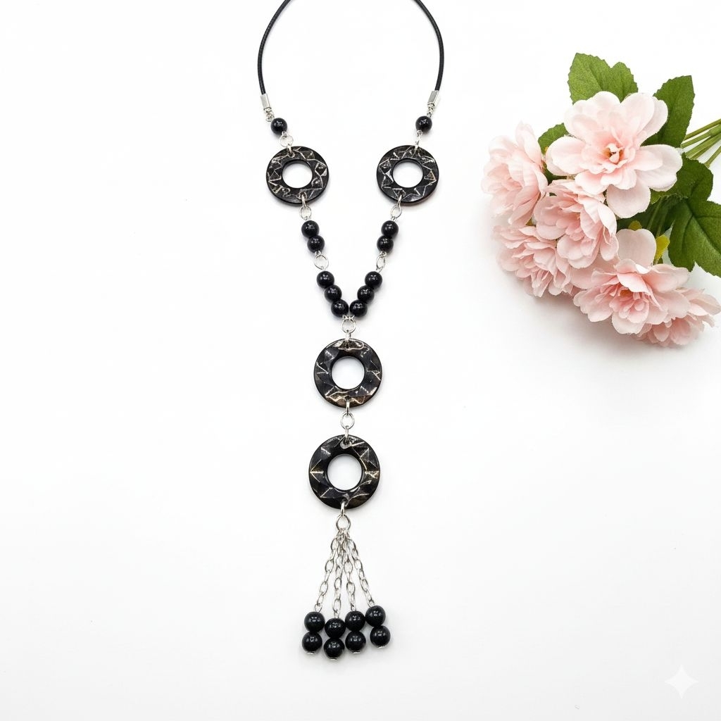 Kalung aksesoris kalung hijab kalung elegan fashion cantik simple aksesoris