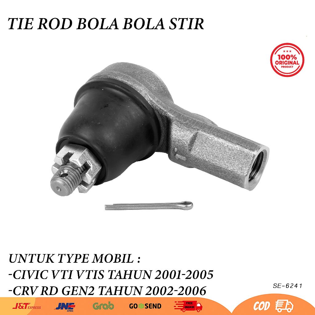 Tie Rod Bola Bola Stir Honda Crv Rd Gen2 Civic Vti Vtis 2001 2002 2003 2004 2005 2006