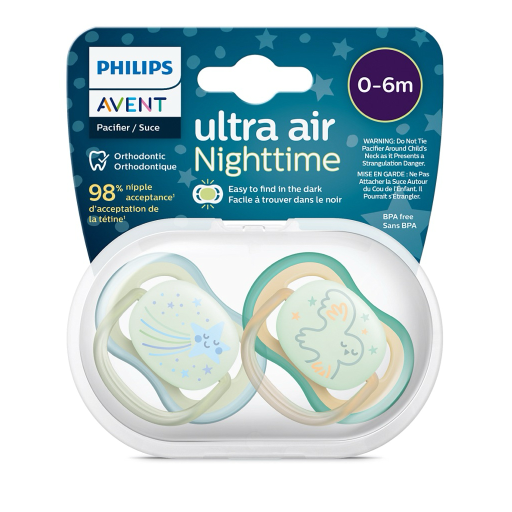 Philips Avent Ultra Nighttime | Empeng Bayi 0-6 bulan
