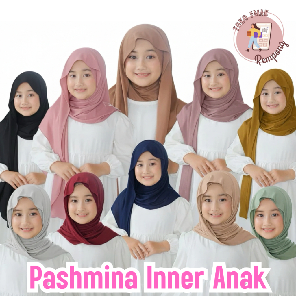 Pashmina Inner Anak Pastan Pashmina Instan Anak