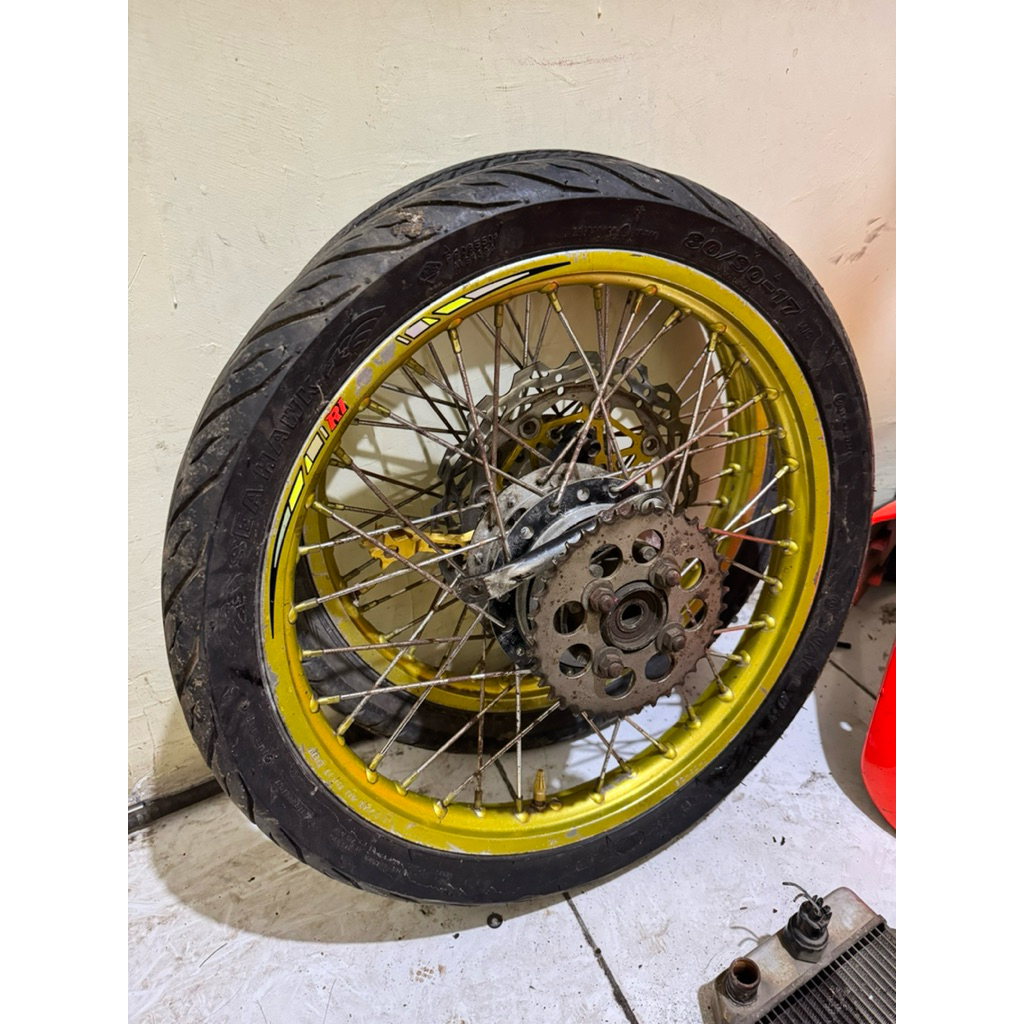velg jari jari tk japan ex ninja 250 cc 4tak velk ruji bekas tromol non disc