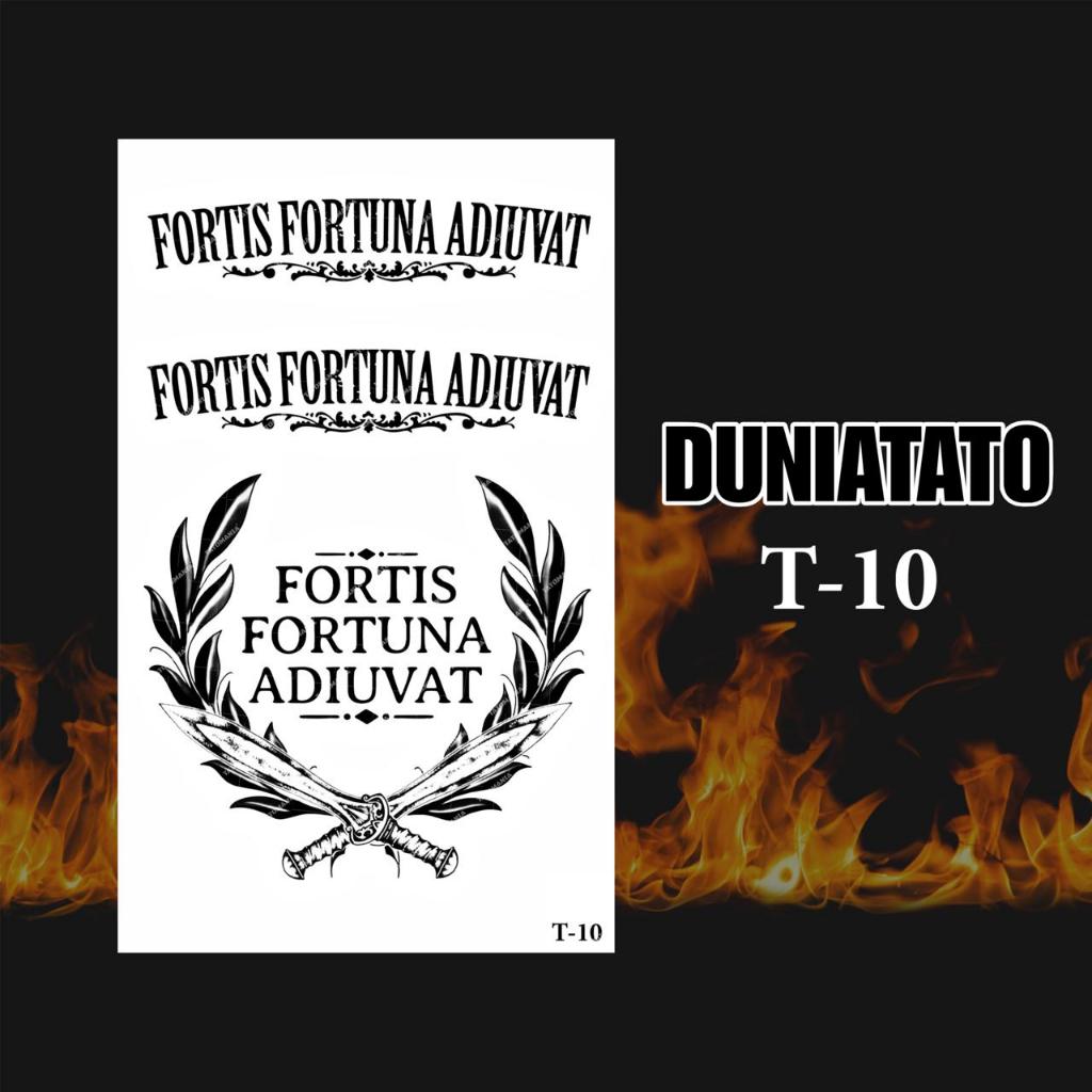 Duniatato-Stiker tato temporer semi permanen tulisan-10