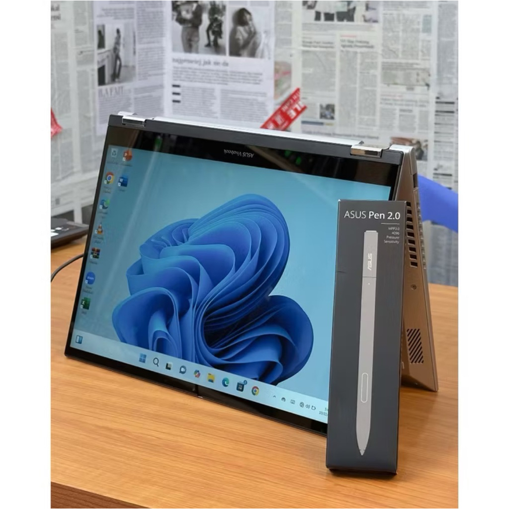 Laptop 2 in 1 ASUS Vivobook S 14 Flip AMD Ryzen 5 7530U Ram 16 GB SSD 512 GB Layar 14 Inch Touchscre