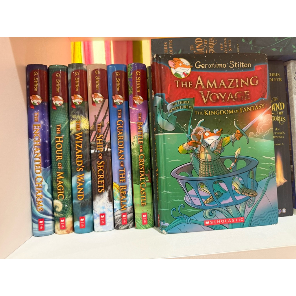 preloved geronimo stilton OFFICIAL ORIGINAL kingdom of fantasy the enchanted charms hour of magic wi