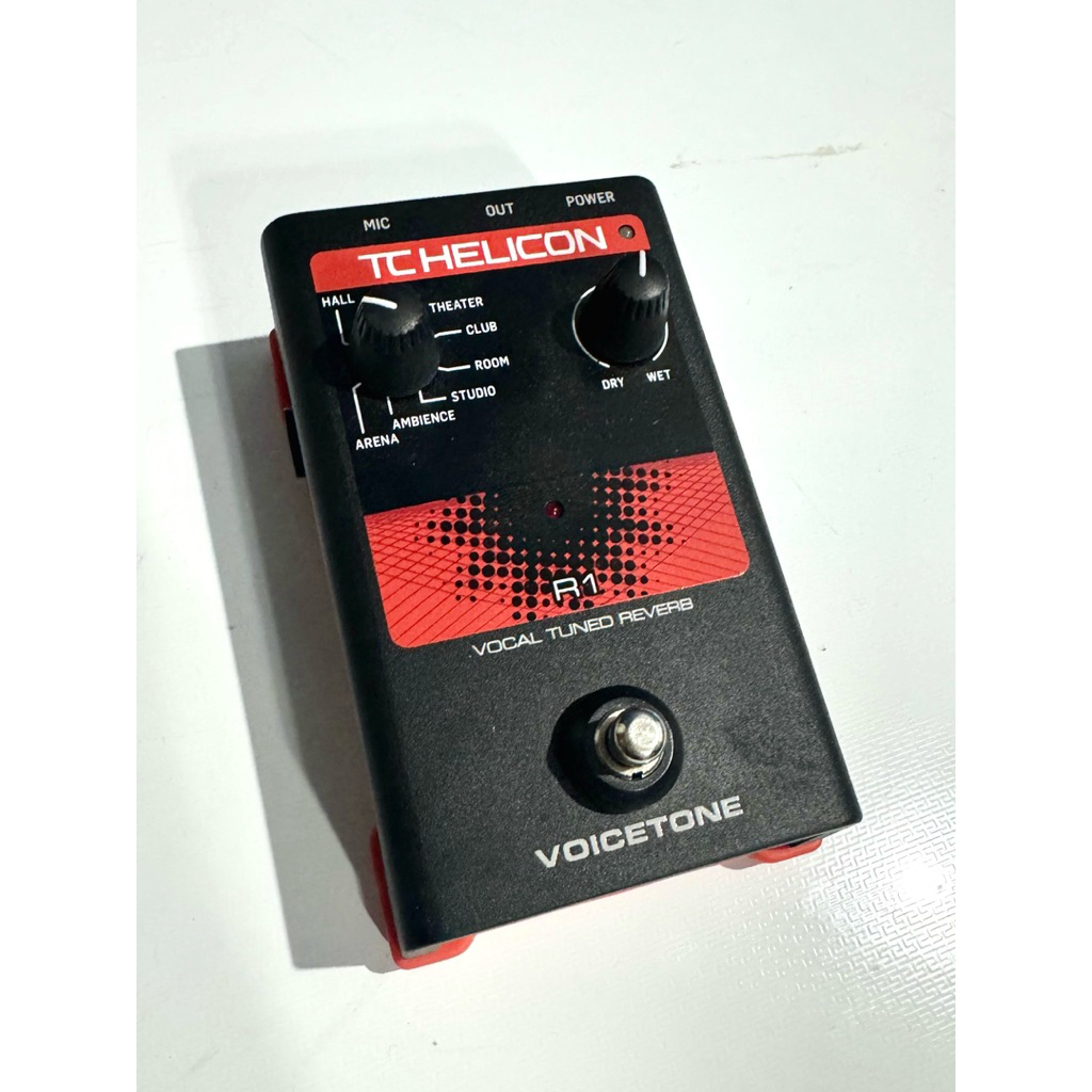 TC Helicon R1 Voicetone Vocal Reverb Pedal