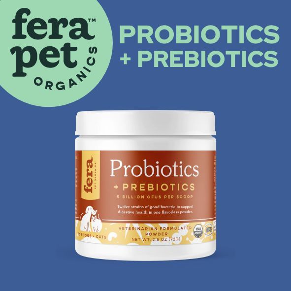 FERA PETS Probiotics + Prebiotics | Supplement Probiotik Anjing