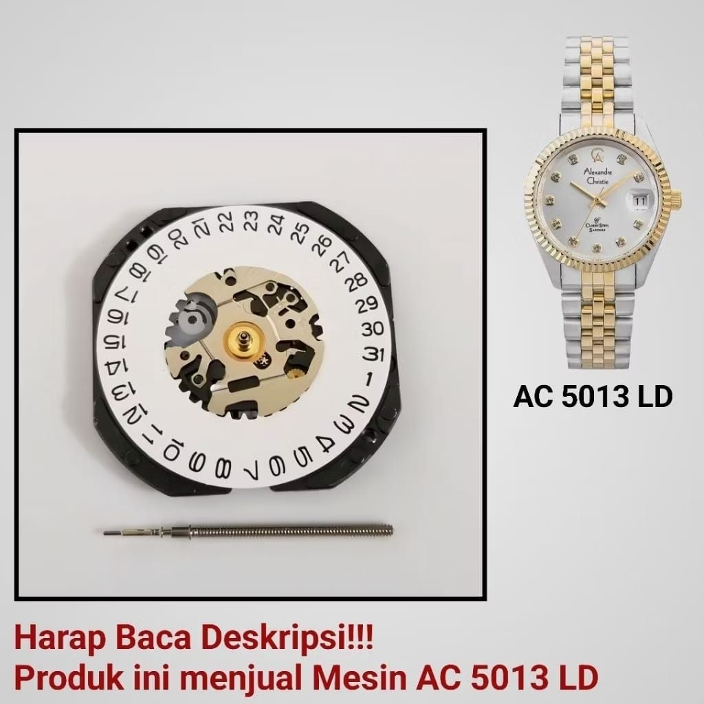 Mesin Jam Tangan Alexandre Christie AC 5013 LD
