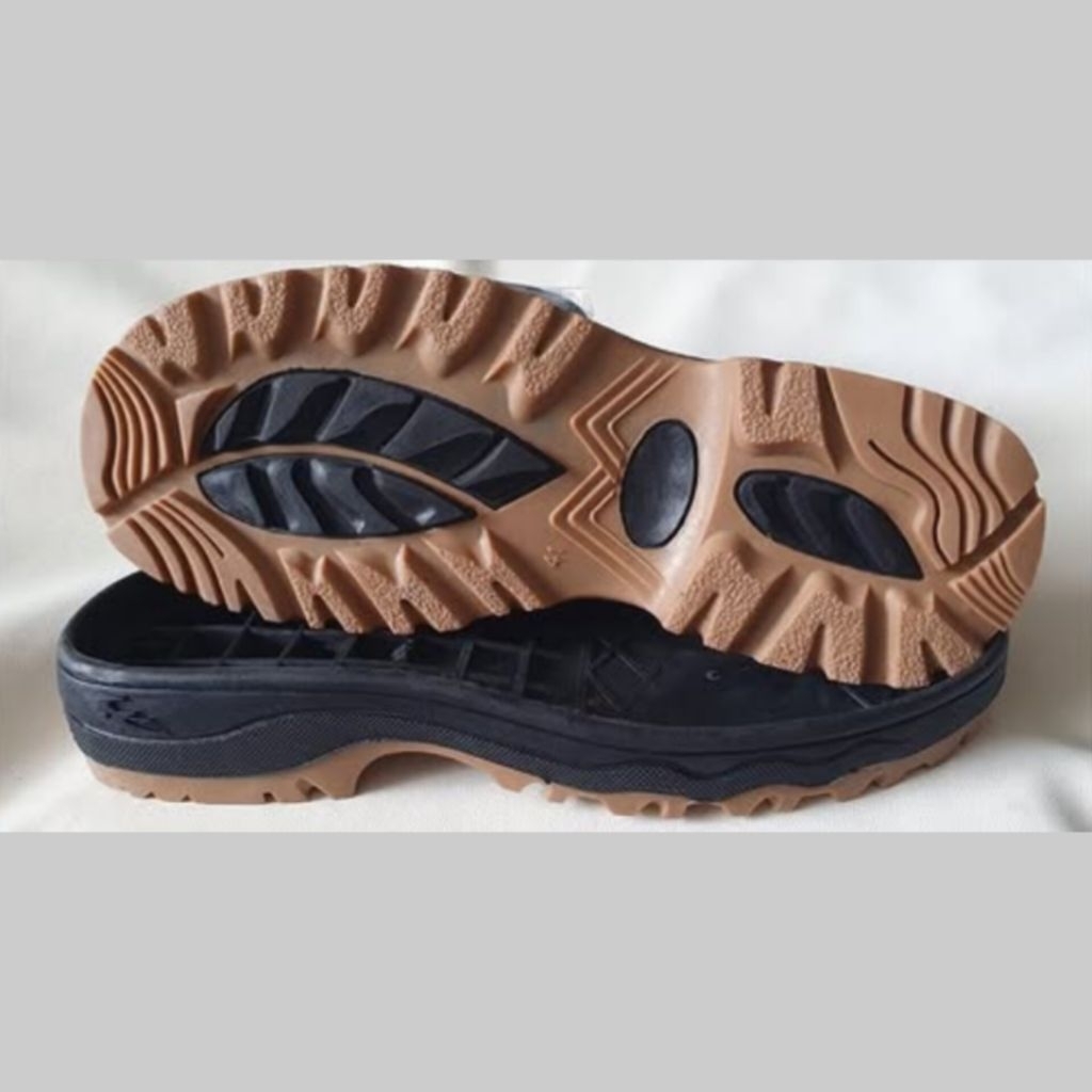 Sol Sepatu Safety MX Hitam Cream - Outsole TPR Kuat Cocok Untuk Telapak Luar Sepatu Proyek Kerja Sep