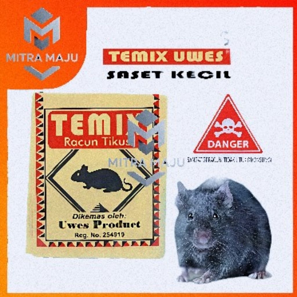 Racun Tikus TEMIX Racun Tikus Ampuh & Efektif