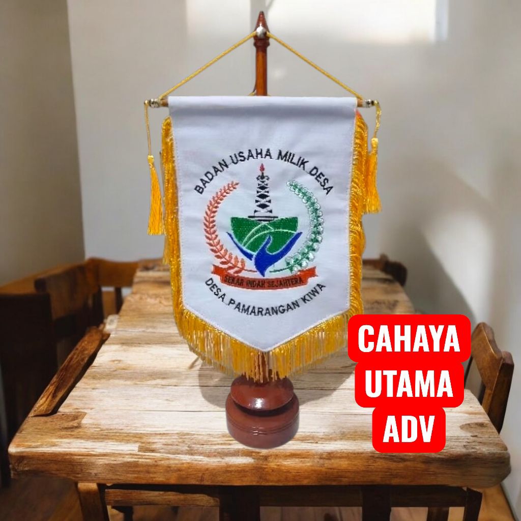 BENDERA VANDEL MEJA CUSTOM / BENDERA VANDEL FLAG CUSTOM
