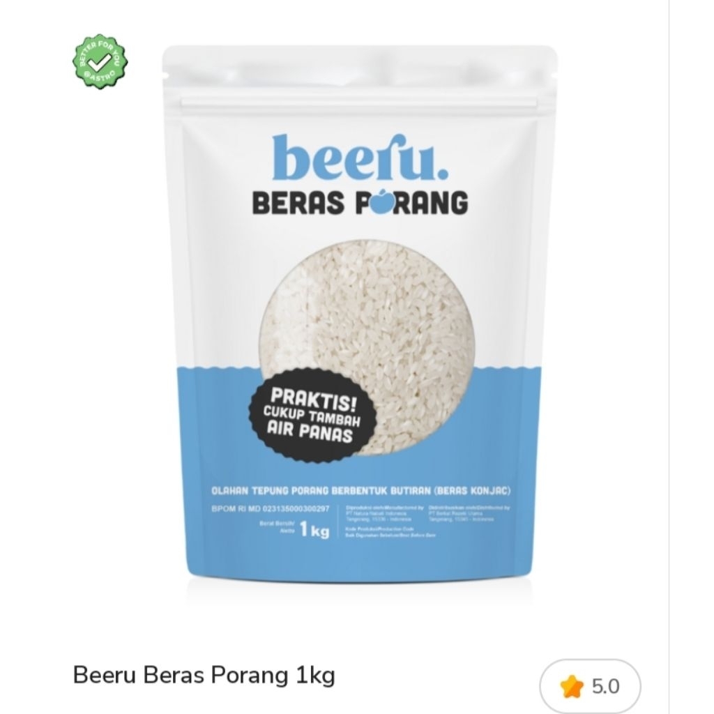 Berru beras porang 1kg