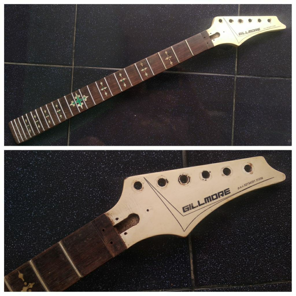 neck gitar listrik Original GILLMORE, ada minus