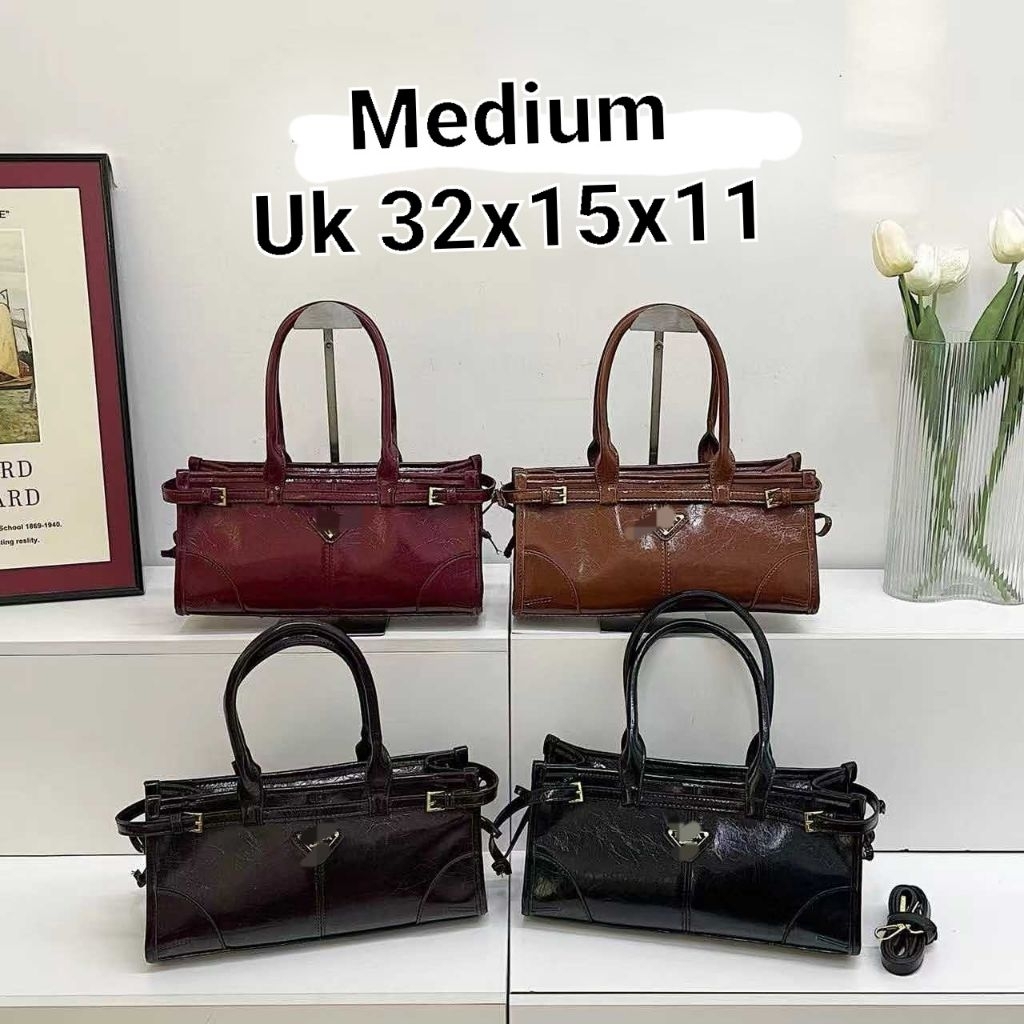 Tas Bonnie kulit ukuran medium