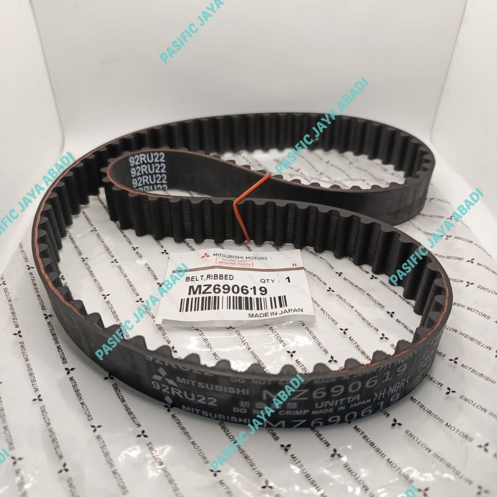 BELT TIMING SABUK TIMING BELT MITSUBISHI T120SS KUDA BENSIN 1.6 T120SS INJEKSI MZ690619 ORI