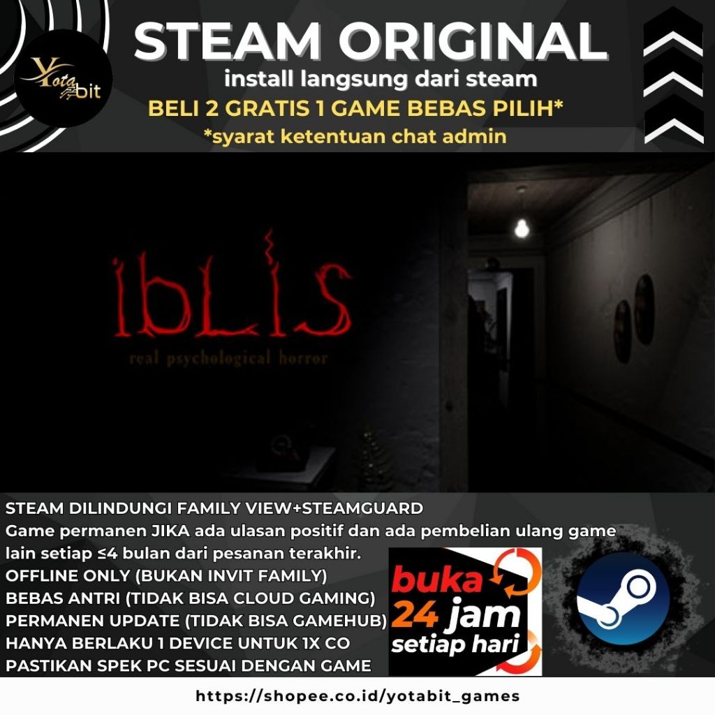 iblis Offline PC Game Original