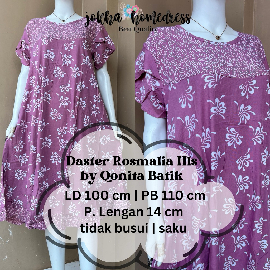 Daster Rosmalia Hls by Qonita Batik Pekalongan