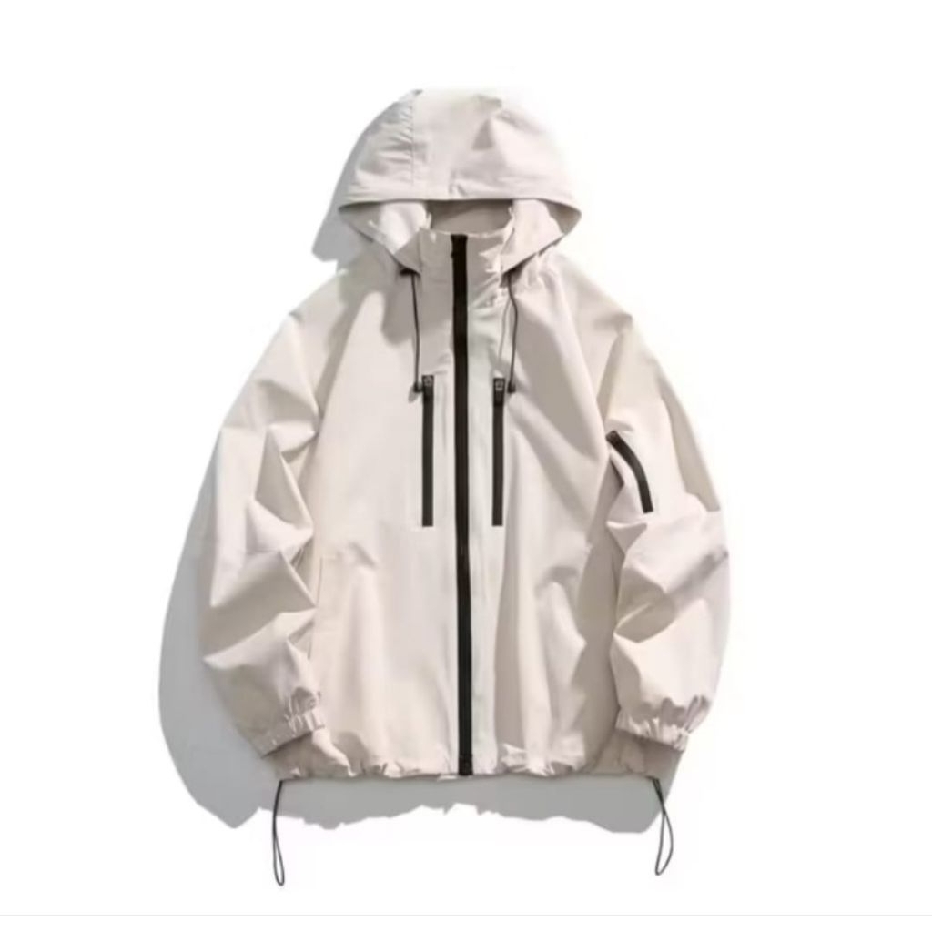 JAKET HOODIE WINBREAKER SERIES SIZE M-3XL|JAKET HIKING NAIK GUNUNG UNISEX|JAKET NAIK MOTOR TOURING U