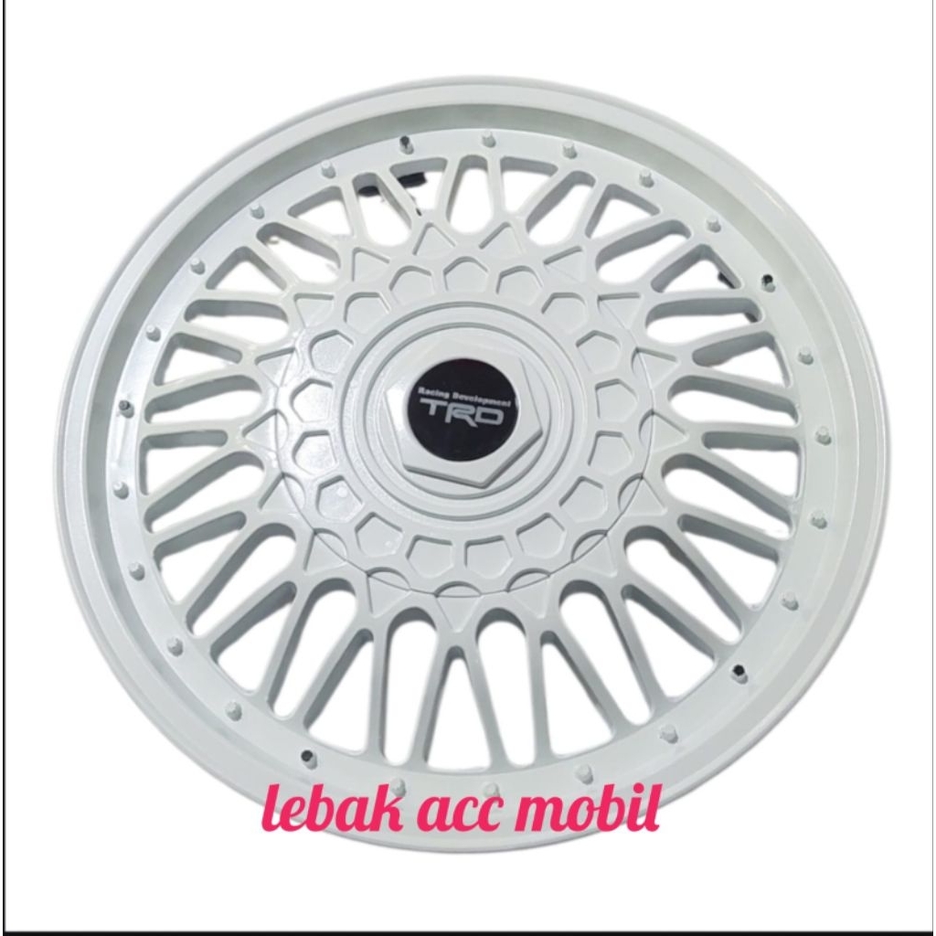 Dop velg / dop roda universal Mobil ring 13 model cl warna putih