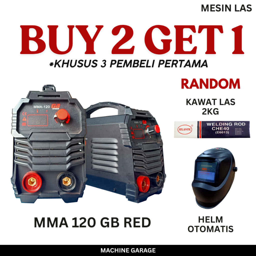 Mesin Las 450 watt MMA 120 gb red series