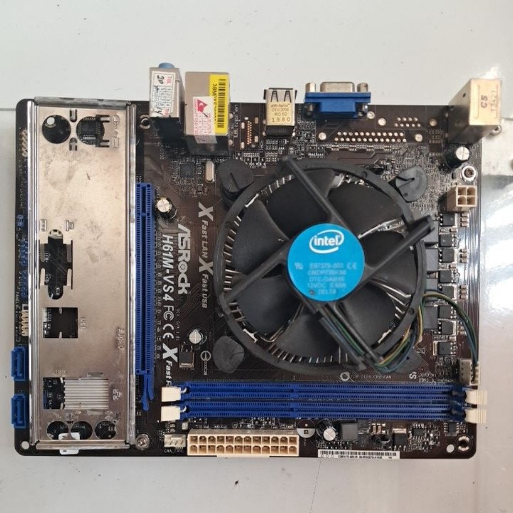 Motherboard Asrock H61M-VS4 Prosesor core i3-2120