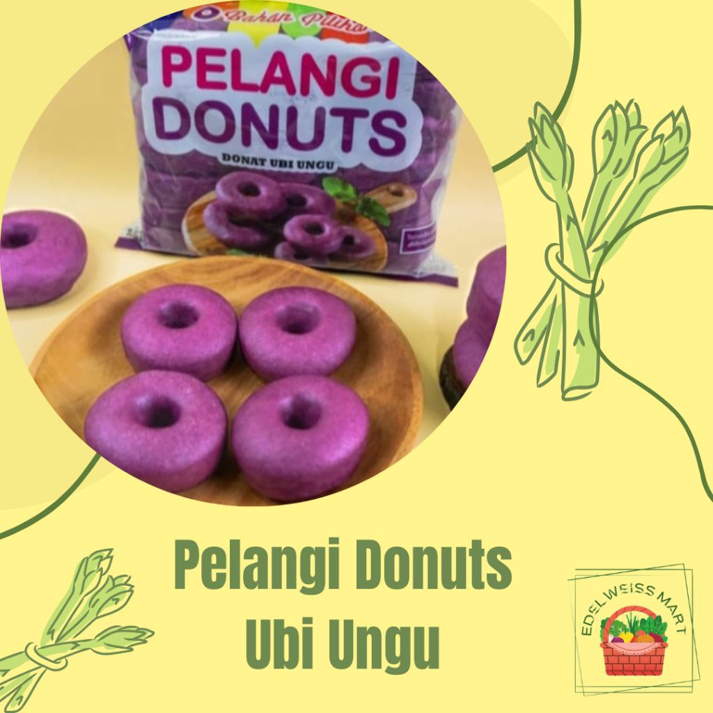 PELANGI DONUTS UBI UNGU ISI 21 INSTAN SEMARANG