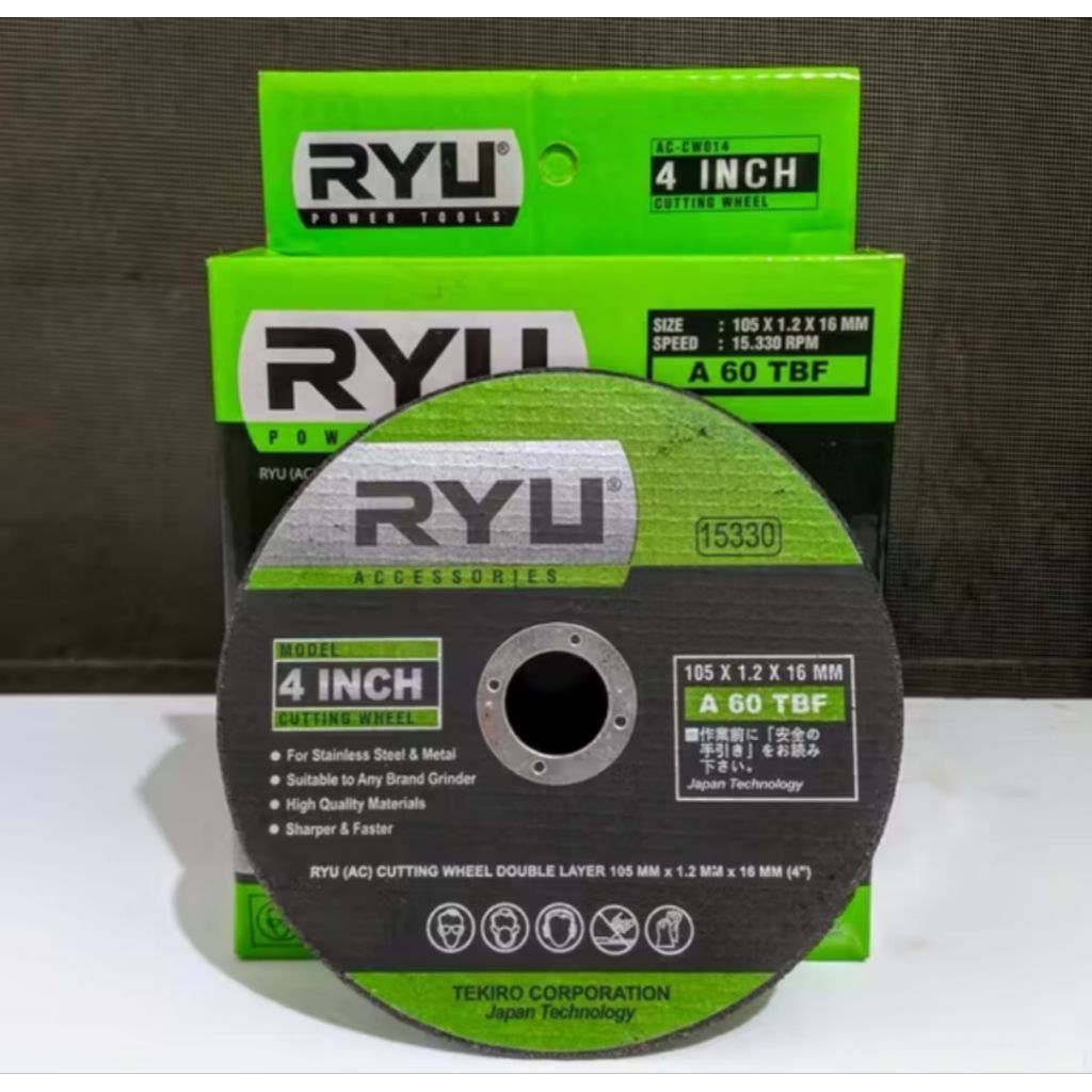 MATA GERINDA POTONG BESI 4 INCH RYU