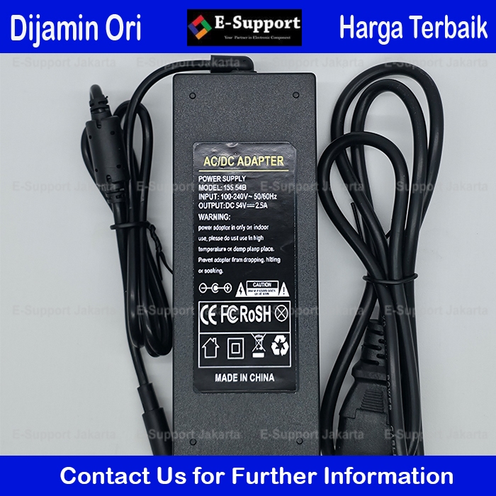 Adaptor 54V 2.5A Terbaik  2.5A 54V Adapter Switching