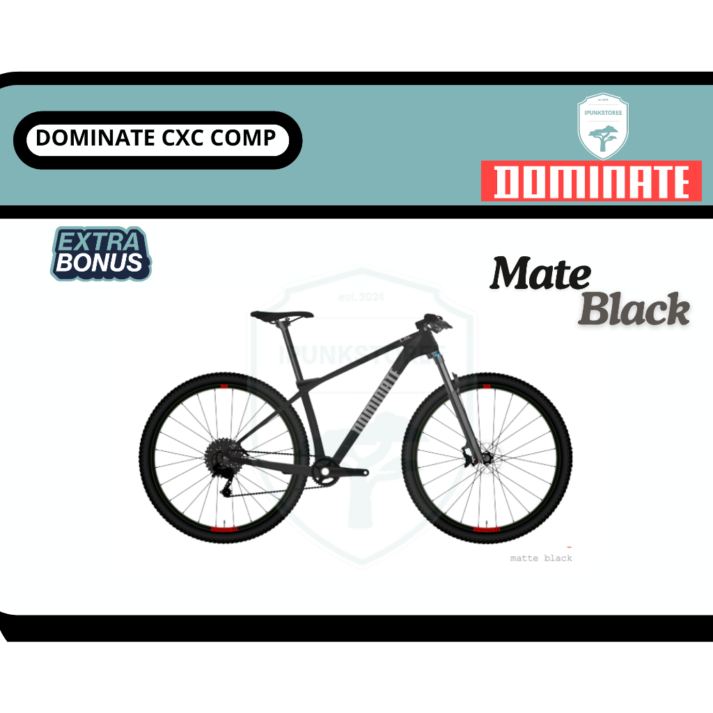 Dominate CXC Comp Sepeda Gunung MTB Carbon Terbaru Murah
