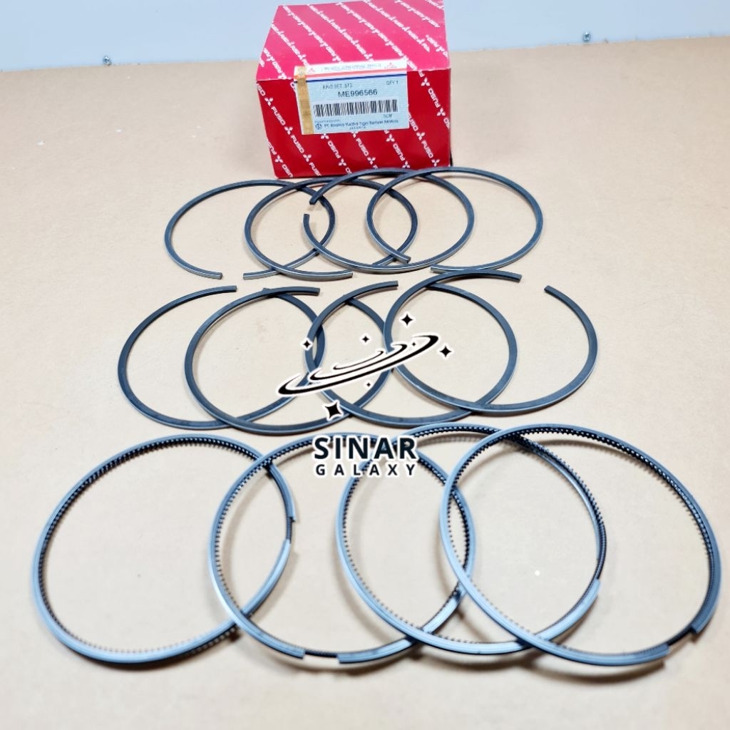 RING PISTON SET MITSUBISHI PS CANTER 125 TURBO ORIGINAL