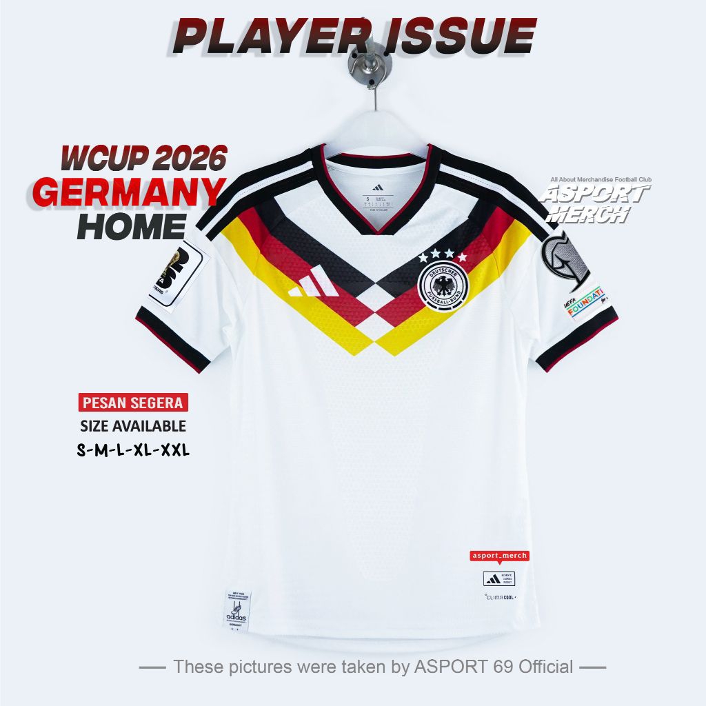 JERMAN HOME WCUP 2026 PLAYER ISSUE JERSEY JERMAN HOME WCUP 2026 PI