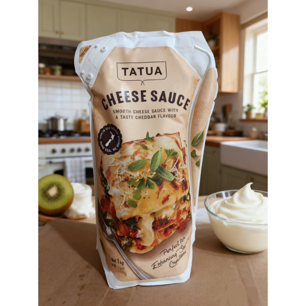 Tatua Cheese Sauce 1kg - Saus Keju Cheddar Premium New Zealand