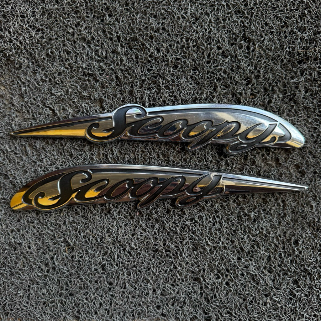 emblem body logo body scoopy karbu 1set