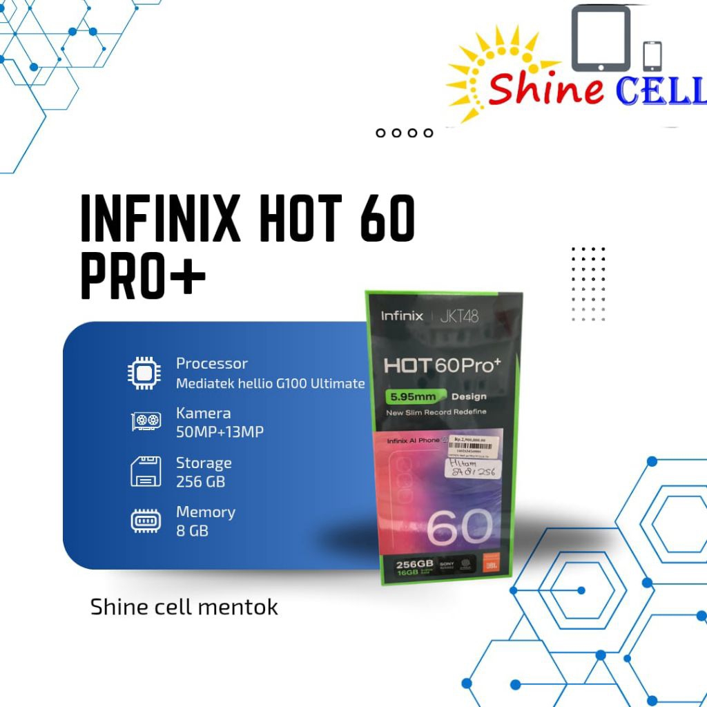 Infinix Hot 60 Pro Plus Ram 8/128