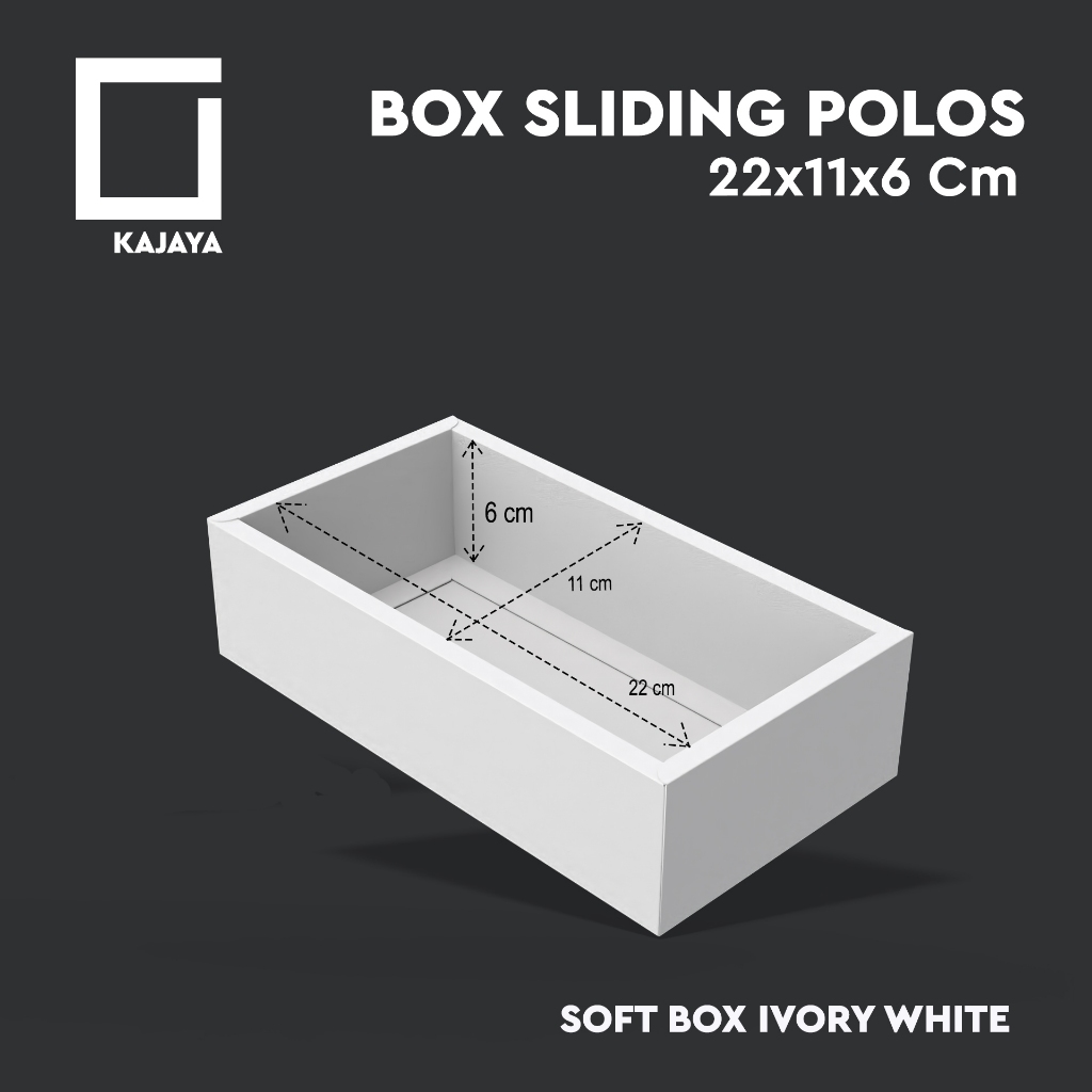 Inner Box Polos Putih 22x11x6 cm