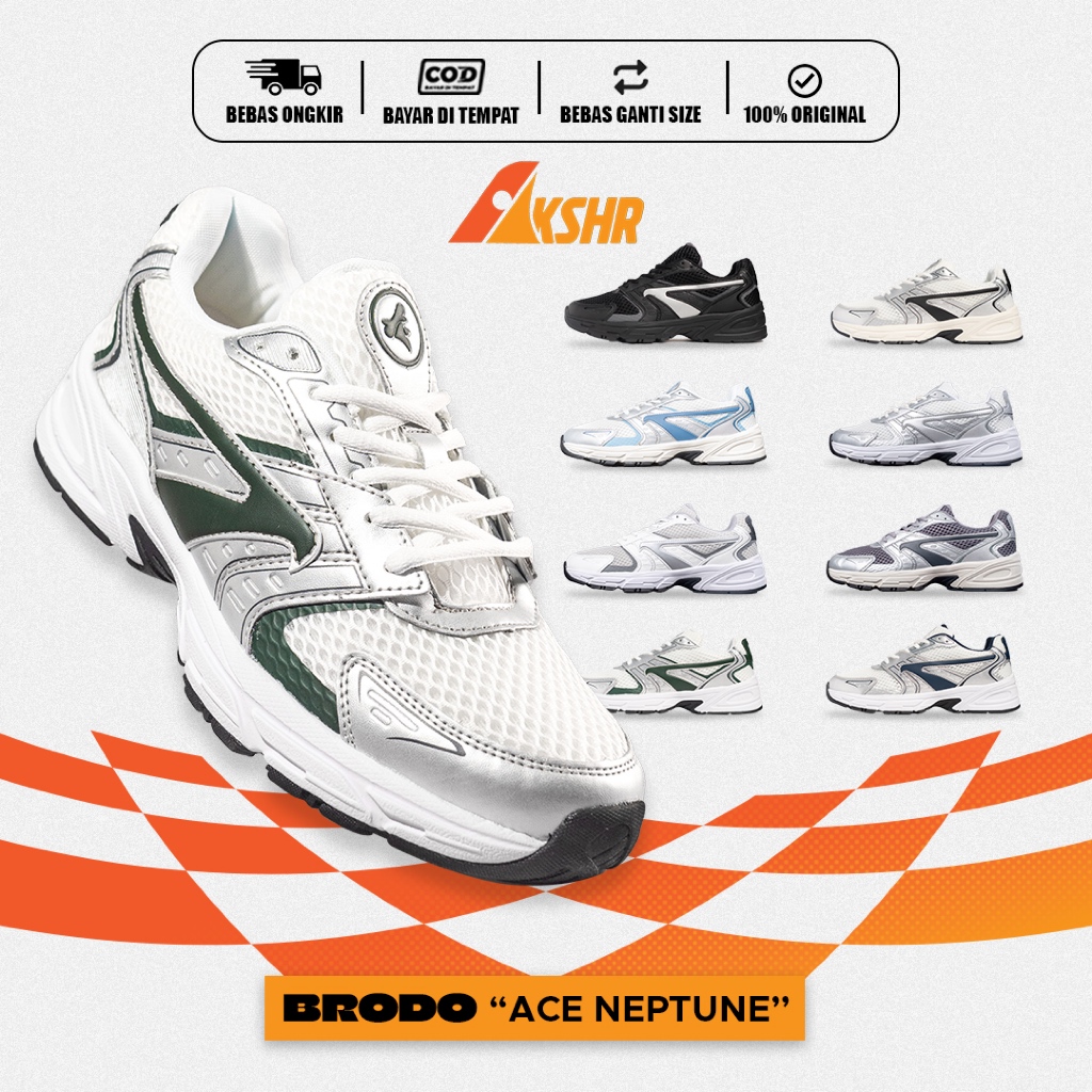 BRODO SEPATU SNEAKERS BRODO ACE NEPTUNE UNISEX PRIA WANITA